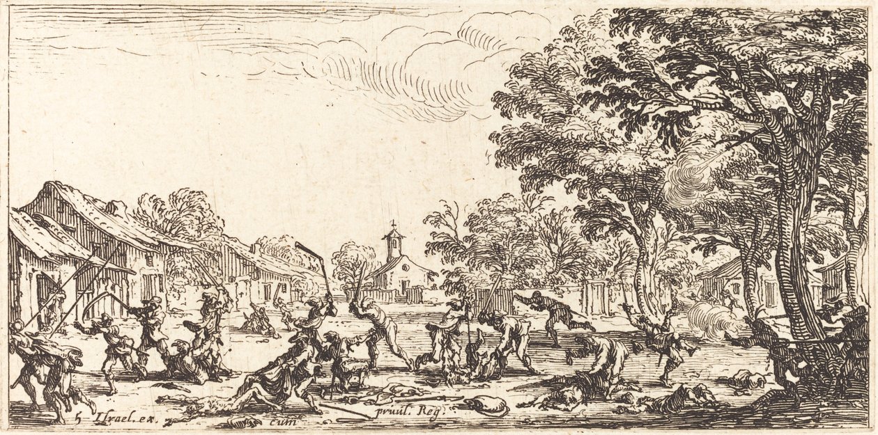 Böndernas hämnd av Jacques Callot