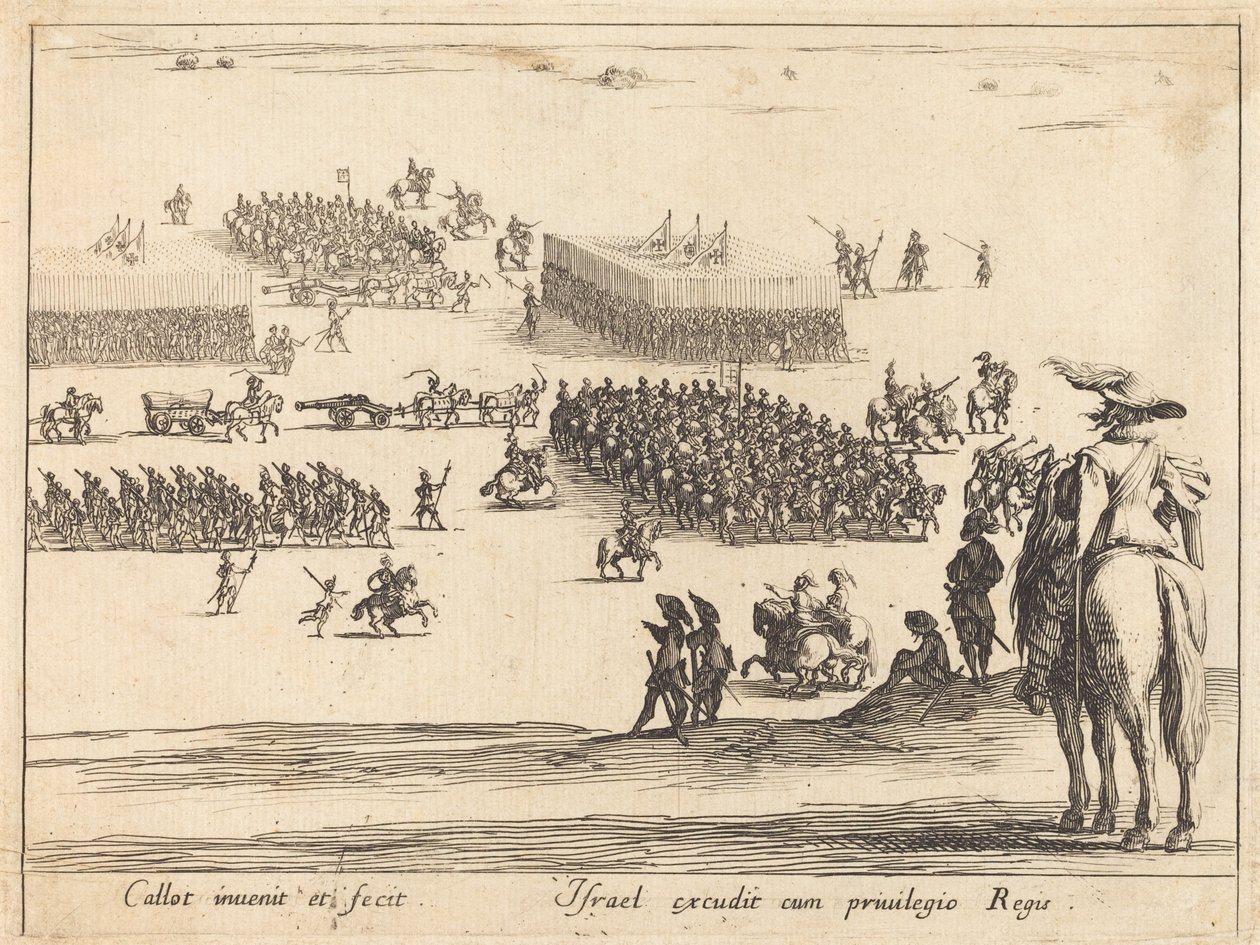 Översynen, c. 16271628. av Jacques Callot