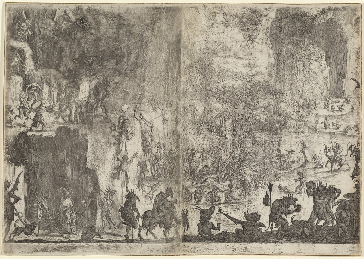 The Temptation of Saint Anthony [första versionen] av Jacques Callot