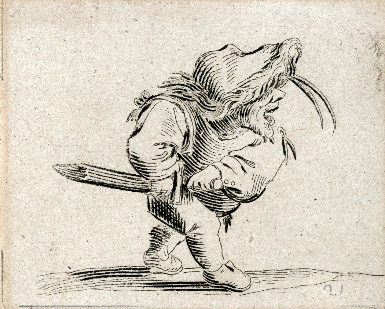 Varie Figure Gobbi ... (gravyr) av Jacques Callot