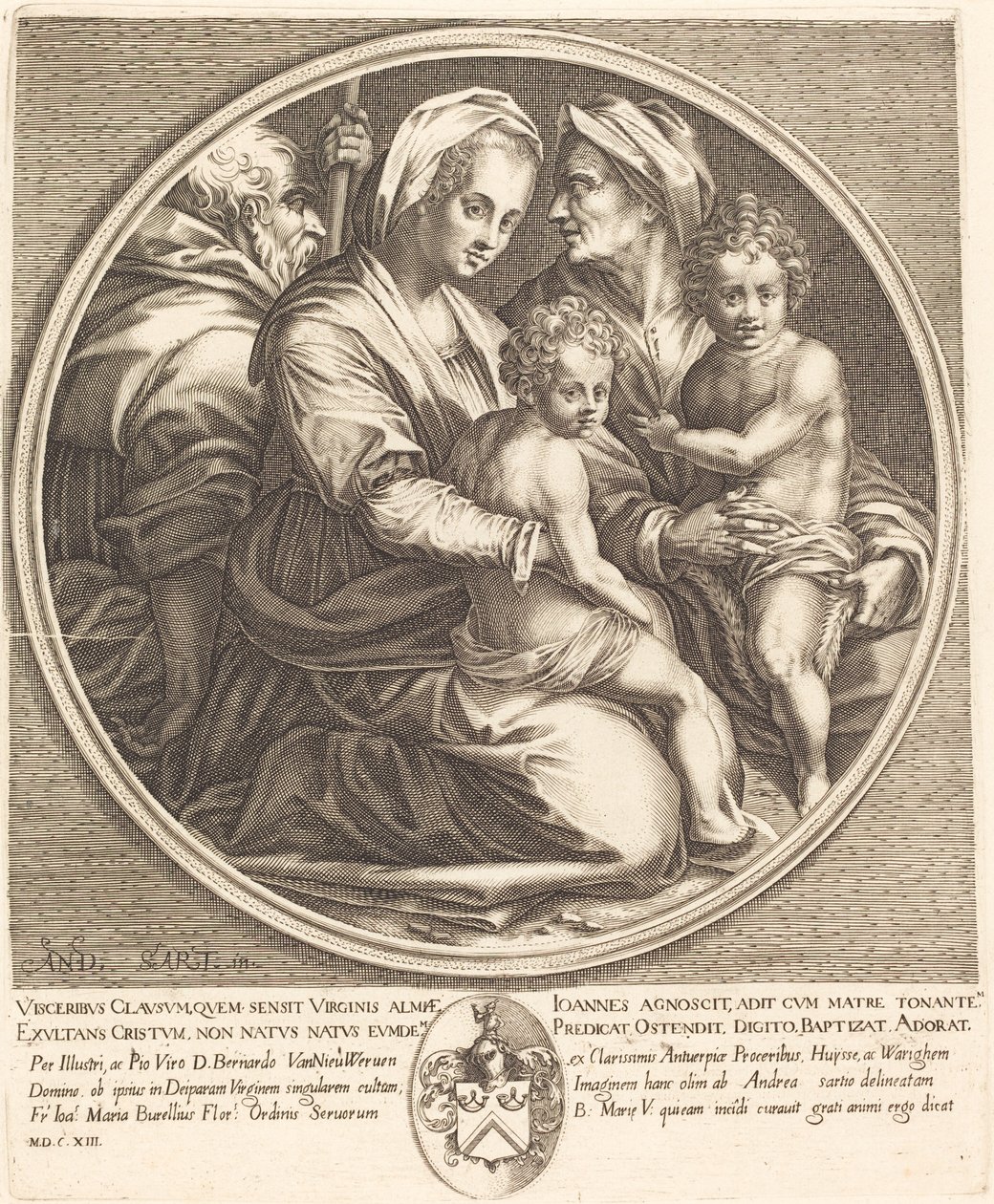 swedish av Jacques Callot after Andrea del Sarto