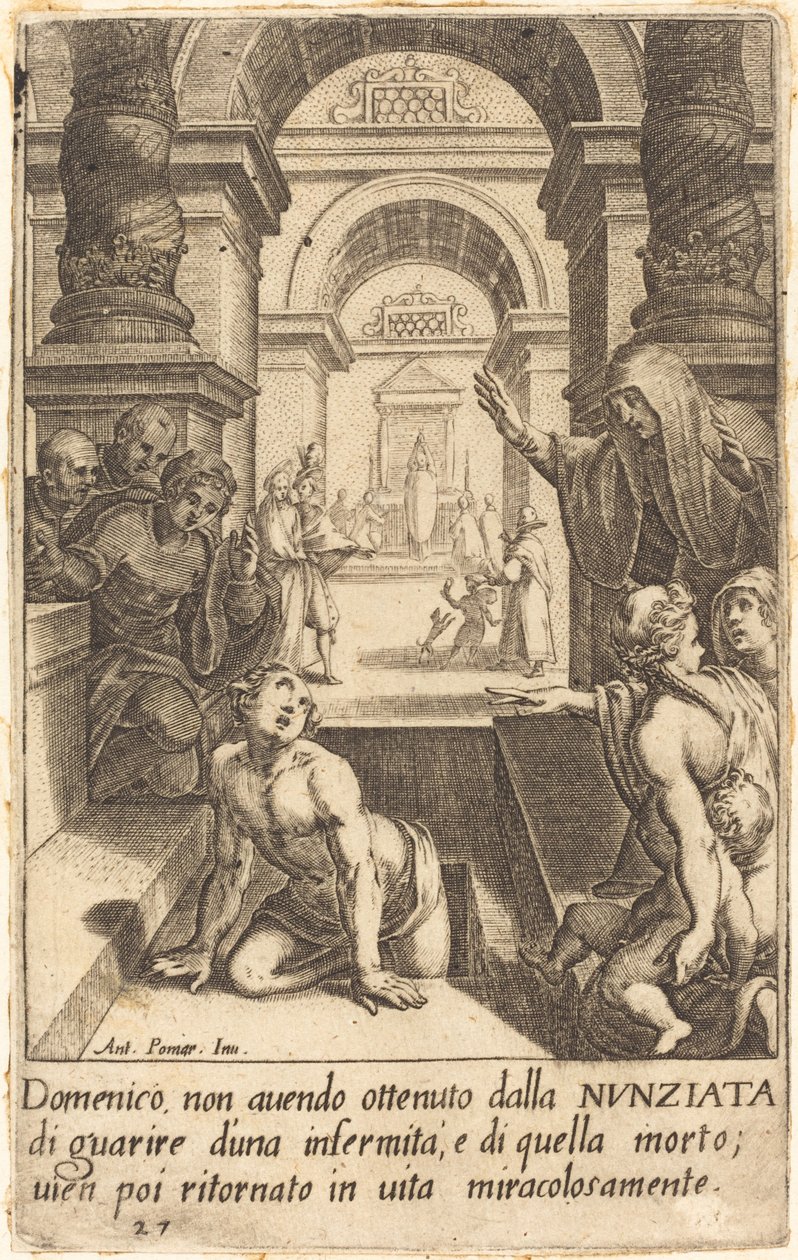 Domenico av Jacques Callot after Antonio Circignani