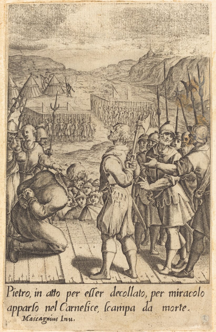 Hangman av Jacques Callot after Donato Mascagni