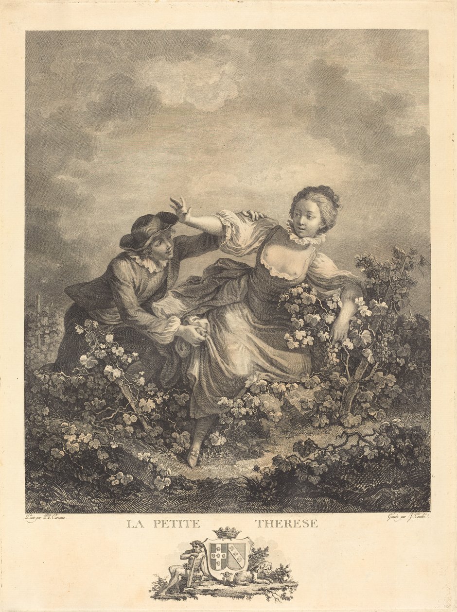La Petite Therese av Jacques Couché after Jacques Philippe Caresme