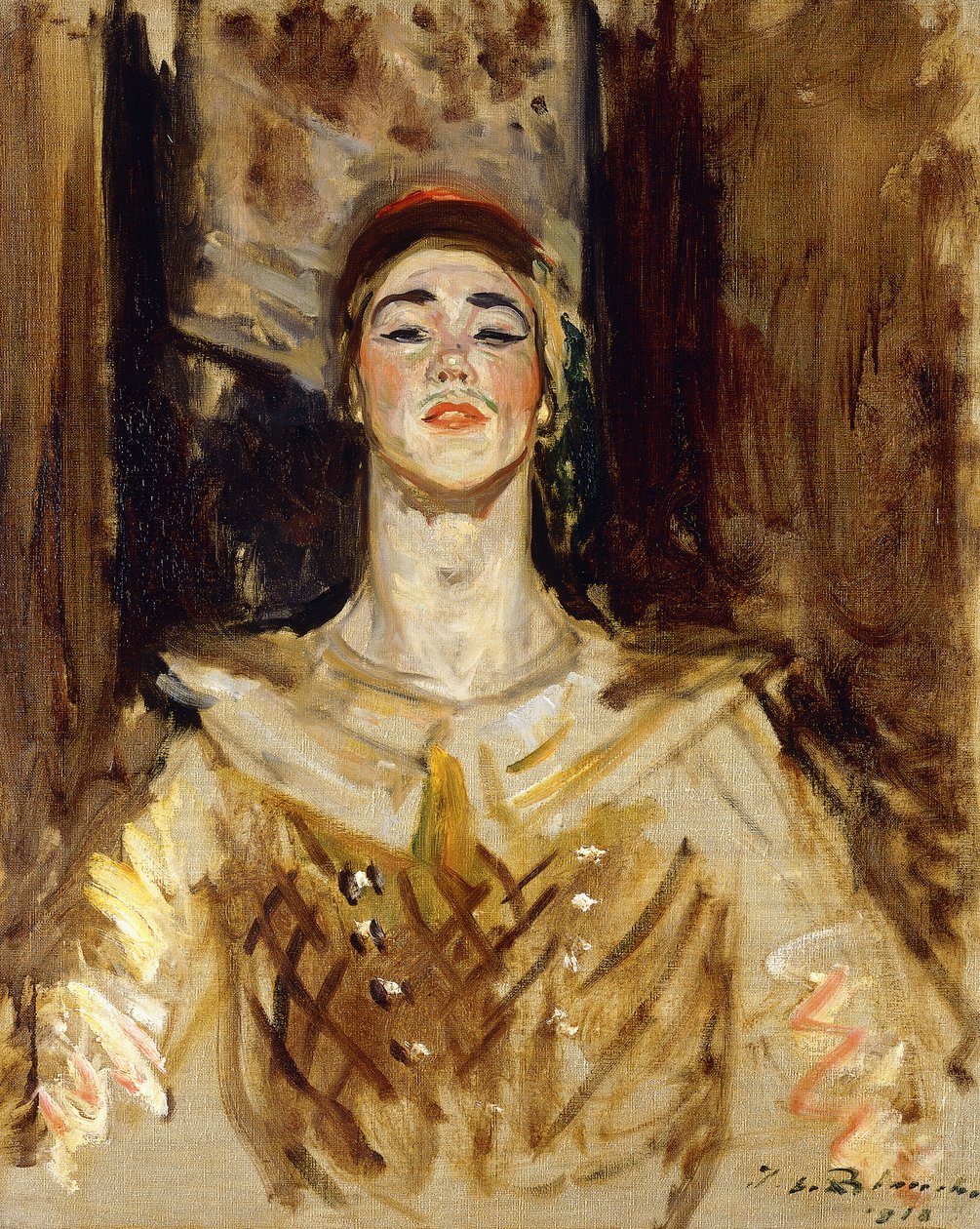 Nijinsky i Les Orientales, 1912 av Jacques Emile Blanche