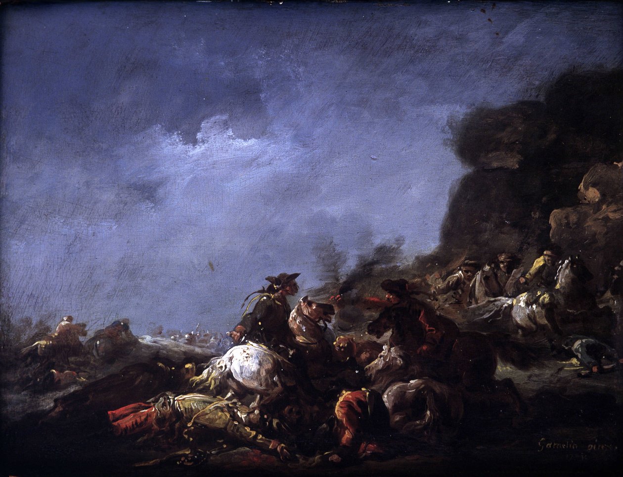 Kavallerichock av Jacques Gamelin