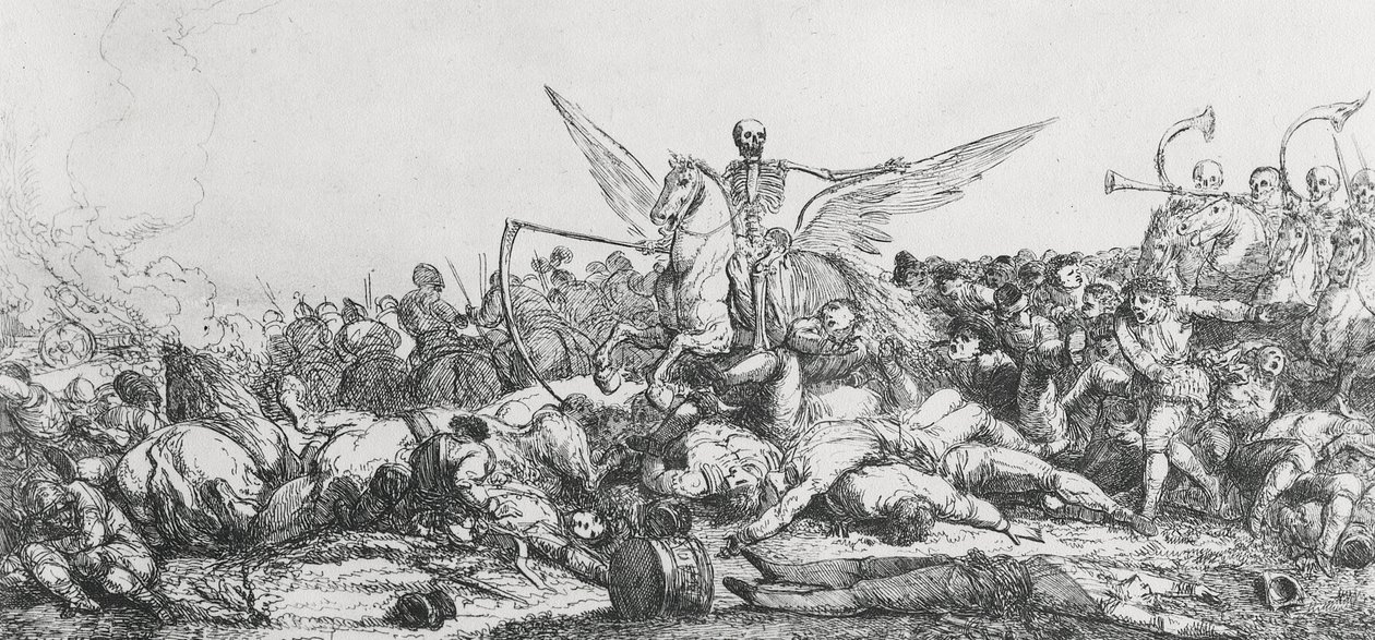 Dödens triumf, 1779 av Jacques Gamelin