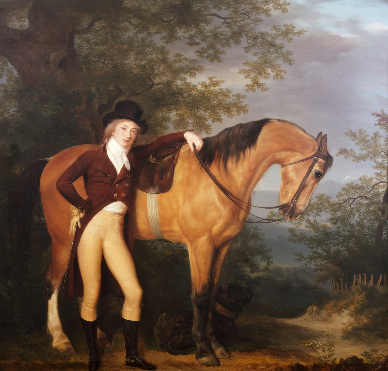 Självporträtt Jacques-Laurent Agasse av Jacques Laurent Agasse