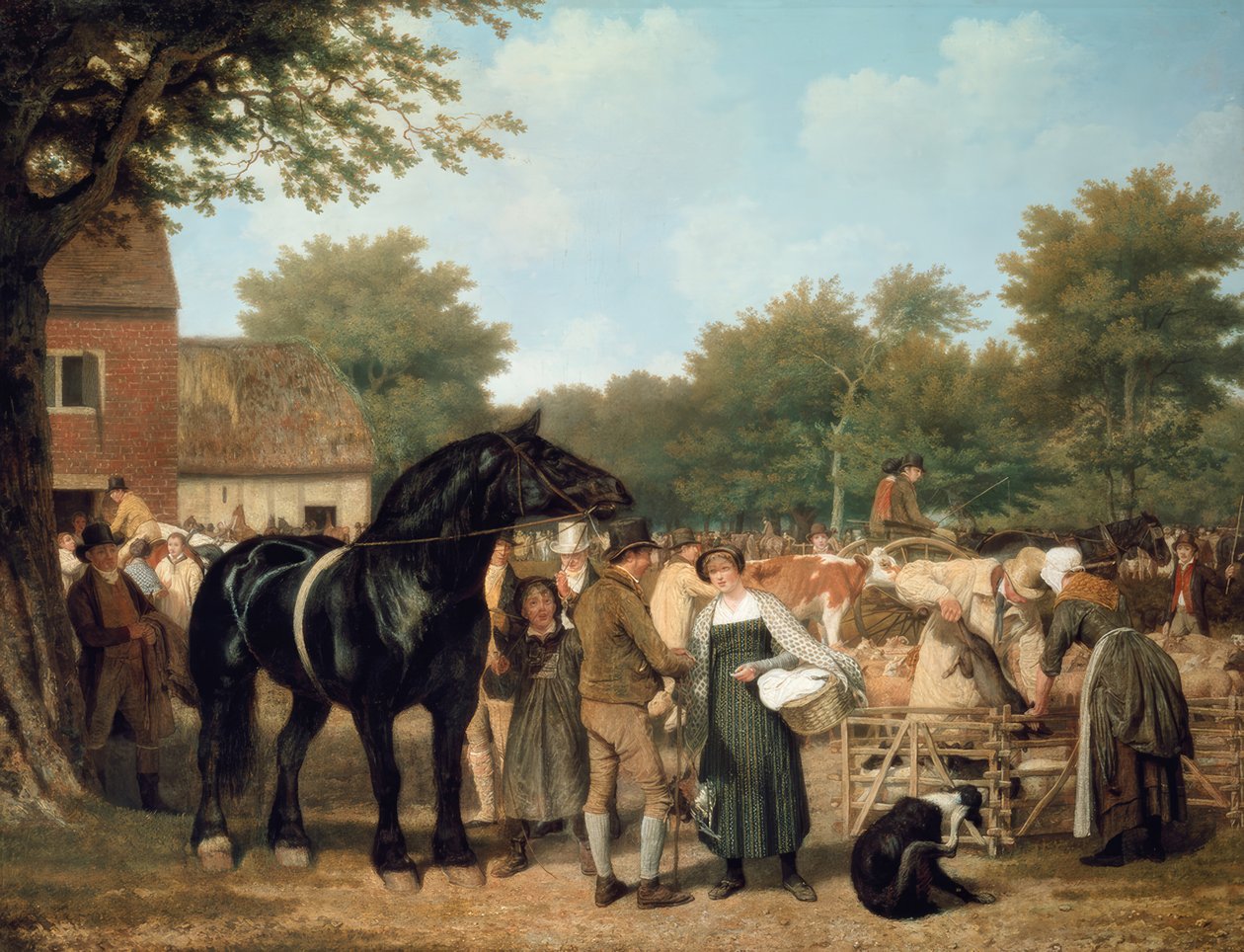 Lantmässan av Jacques Laurent Agasse