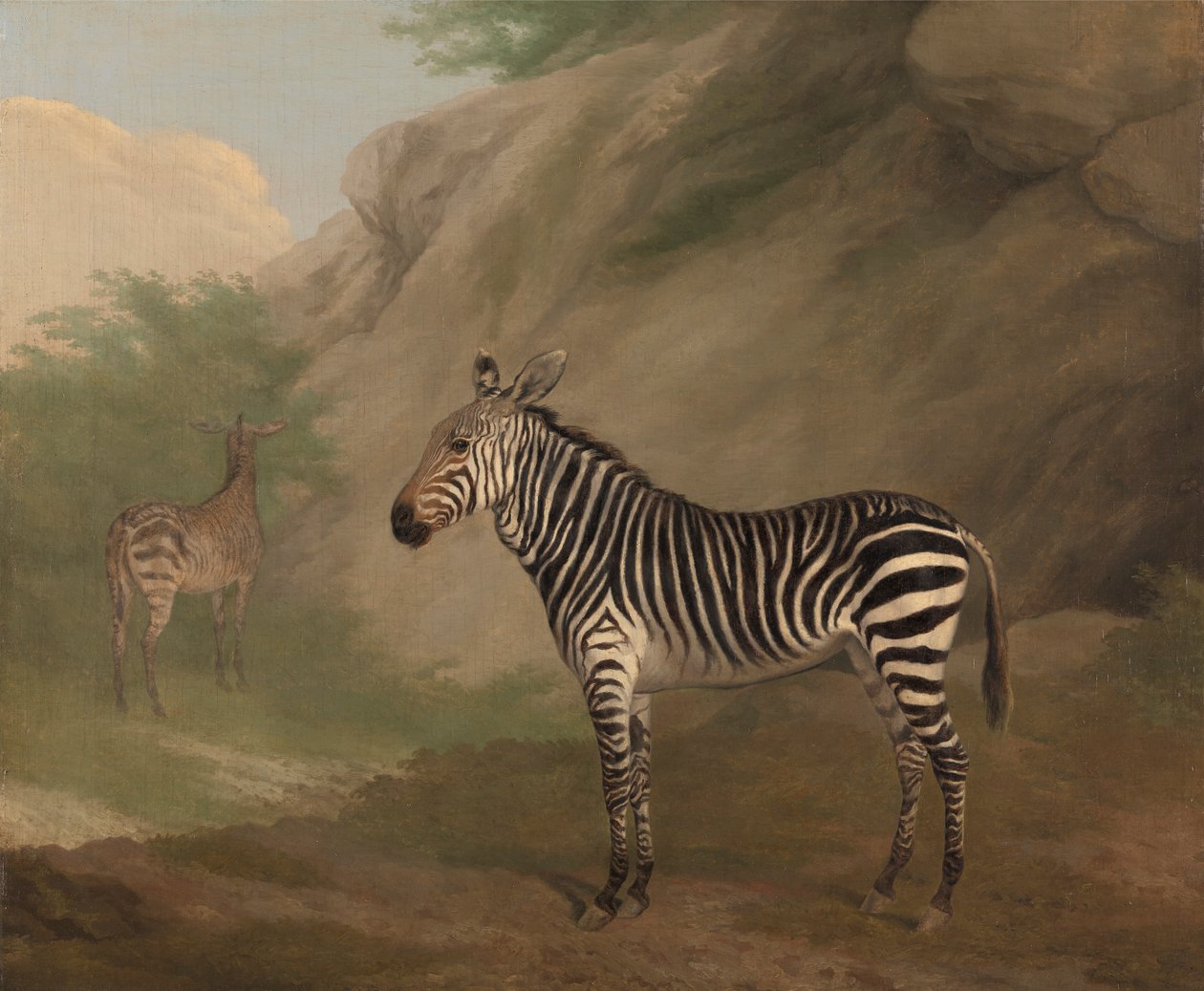Zebra av Jacques Laurent Agasse