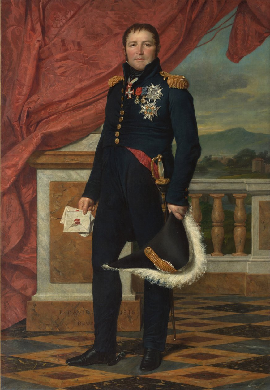 General Etienne-Maurice Gerard av Jacques Louis David