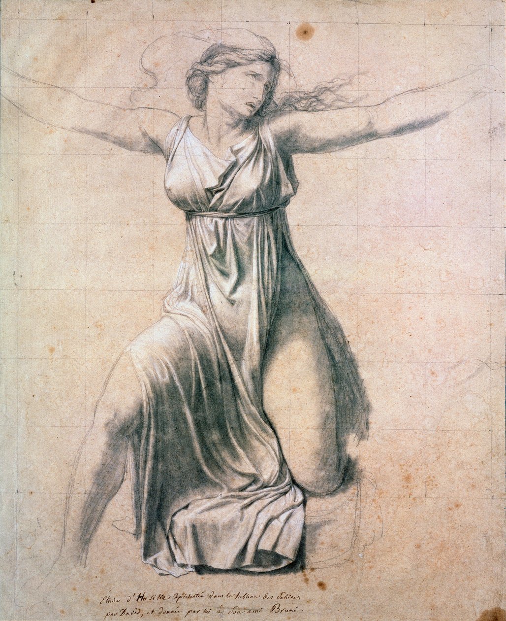 Hersilia, 1795-1798. av Jacques Louis David