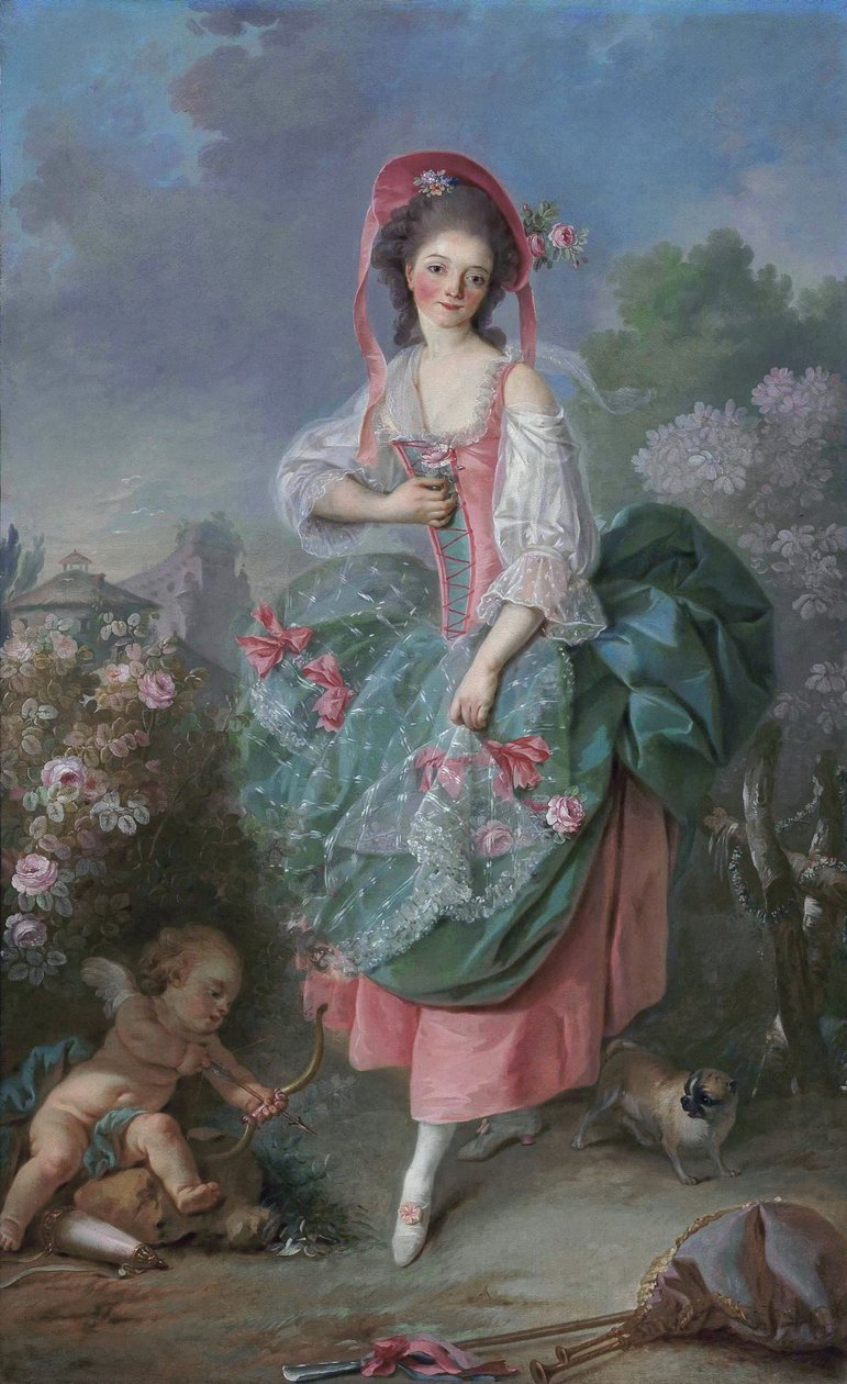 Terpsichore - Mademoiselle Guimard av Jacques Louis David