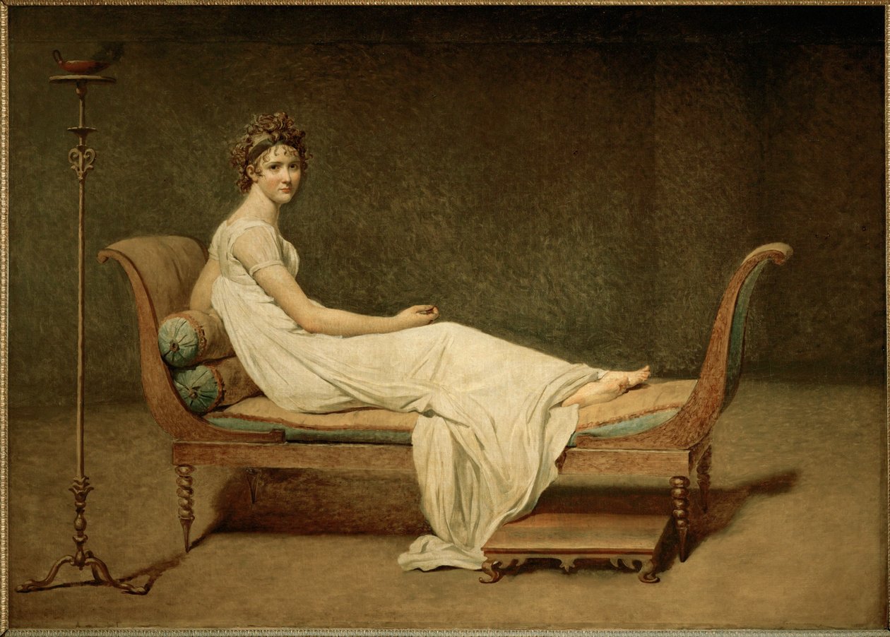Mme Recamier född Julie Bernard ... av Jacques Louis David