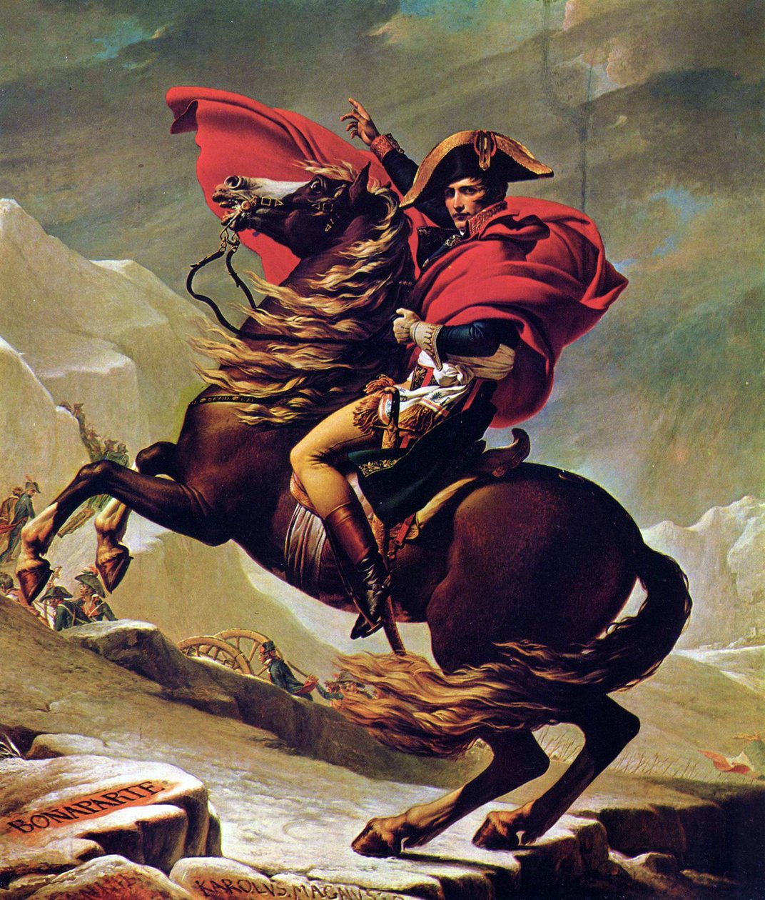 Napoleon korsar lps:en av Jacques Louis David
