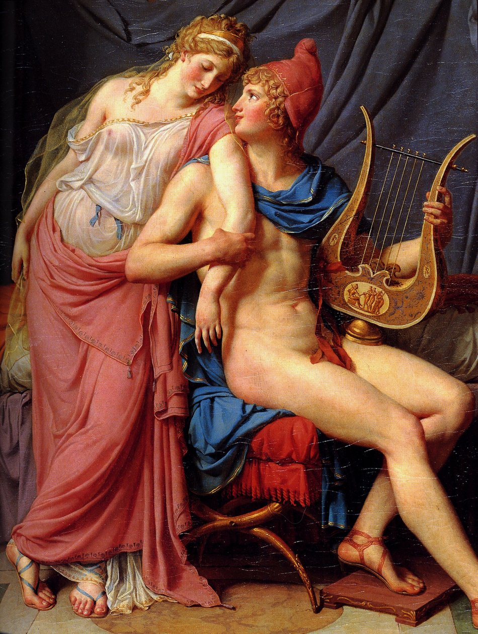 Paris och Helen av Jacques Louis David