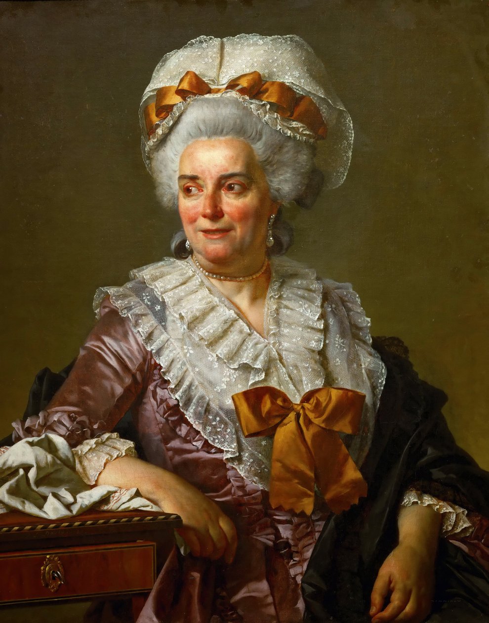 Porträtt av Geneviève Jacqueline Pécoul av Jacques Louis David