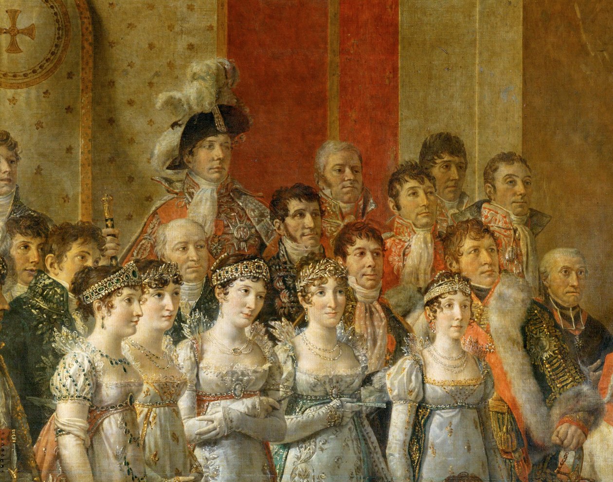 Kröningen av Napoleon i Notre-Dame ... av Jacques Louis David