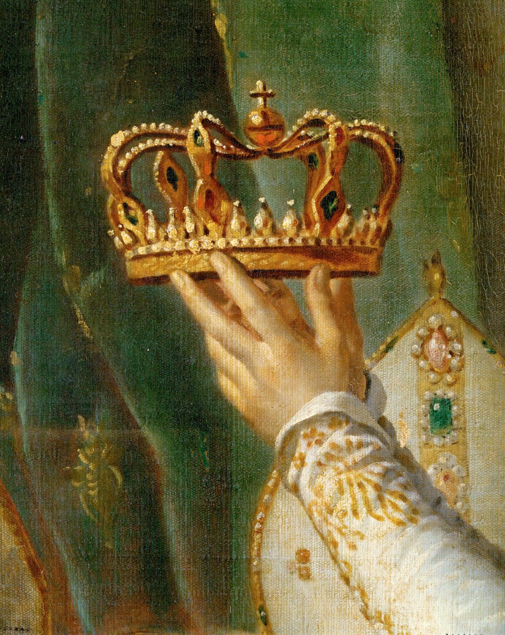 Kröningen av Napoleon i Notre-Dame ... av Jacques Louis David