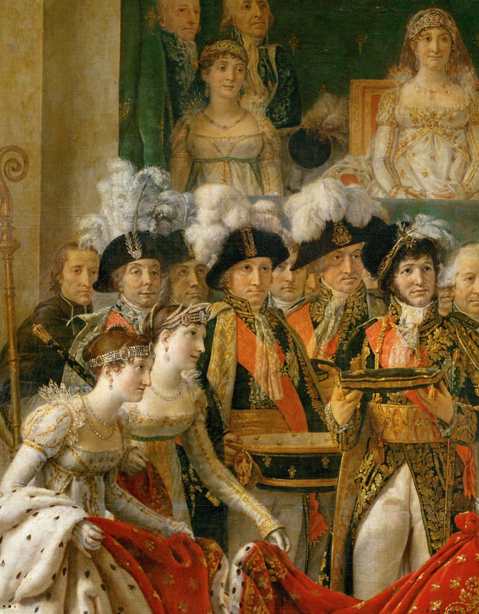 Kröningen av Napoleon i Notre-Dame ... av Jacques Louis David