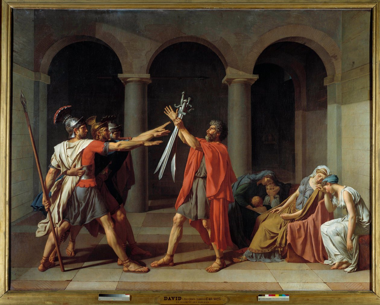 Horatiernas ed av Jacques Louis David