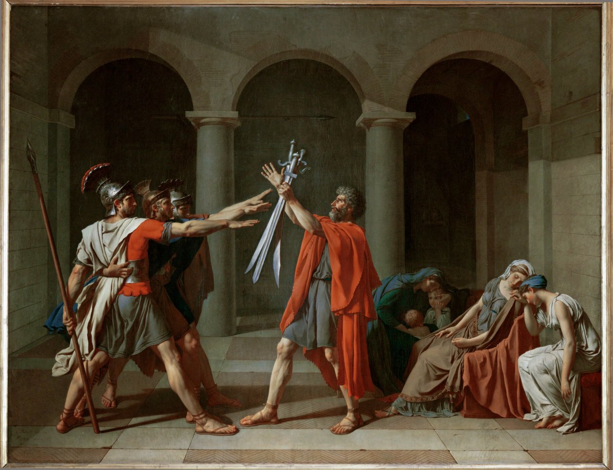 Horatiis ed... av Jacques Louis David