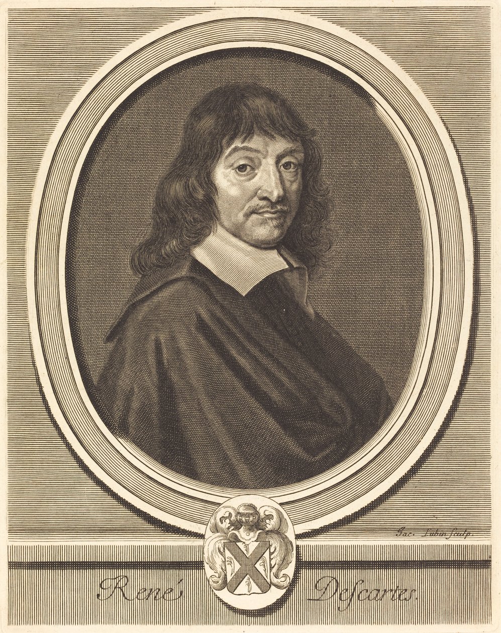 René Descartes av Jacques Lubin