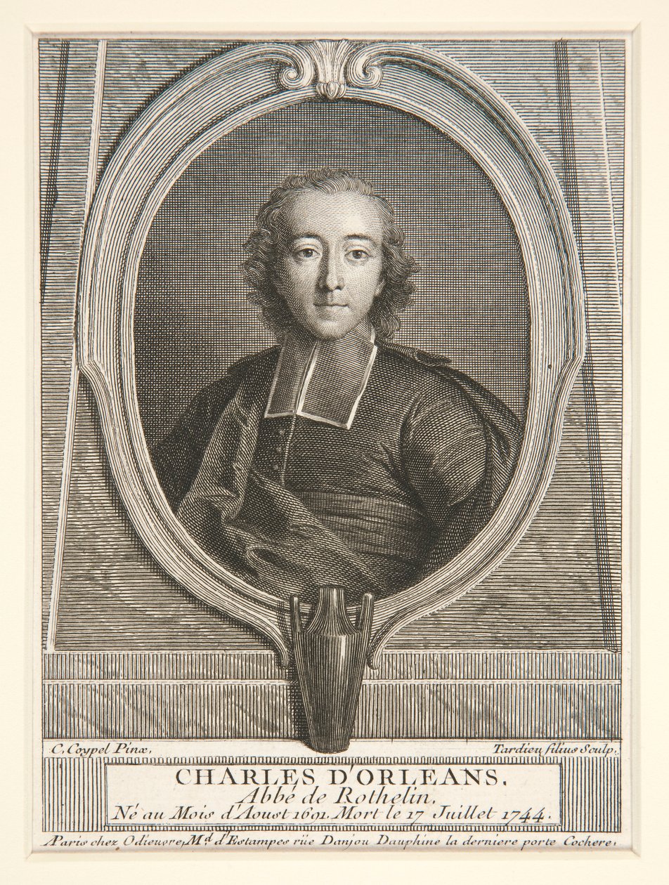 Porträtt av Charles d av Jacques Nicolas Tardieu