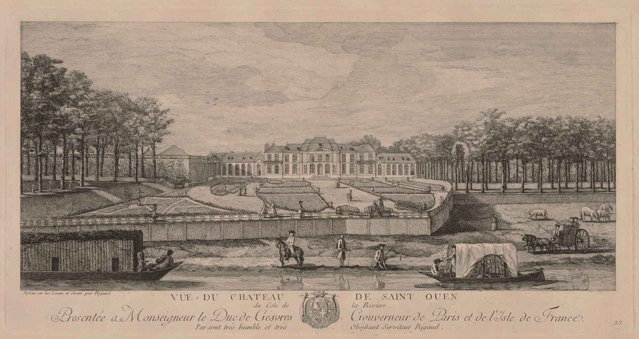 Chateau de Saint Ouen av Jacques Rigaud