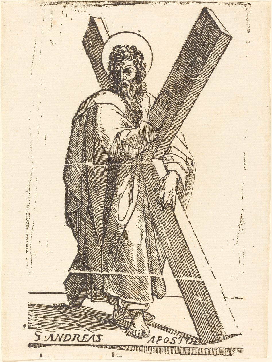 Sankt Andreas av Jacques Stella