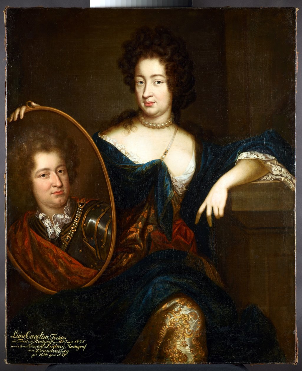 Engelska: Louise Charlotte von Radziwill av Jacques Vaillant