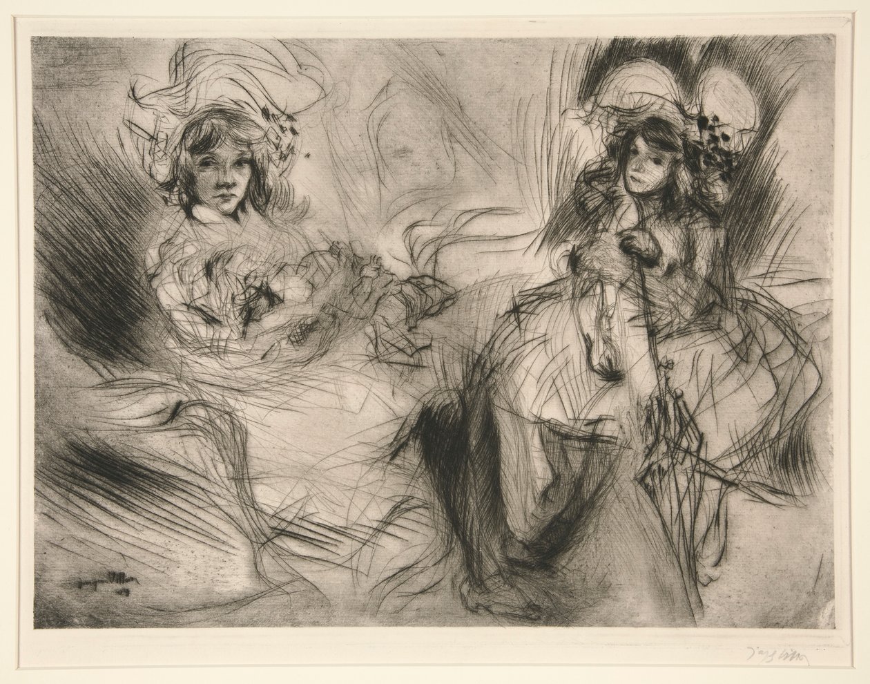 Besöker av Jacques Villon