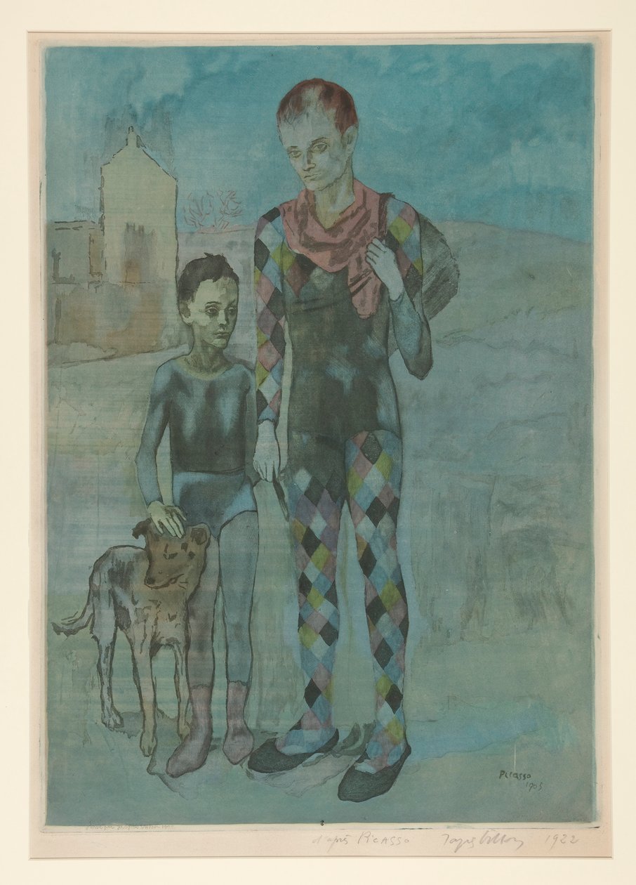 Akrobaterna av Jacques Villon