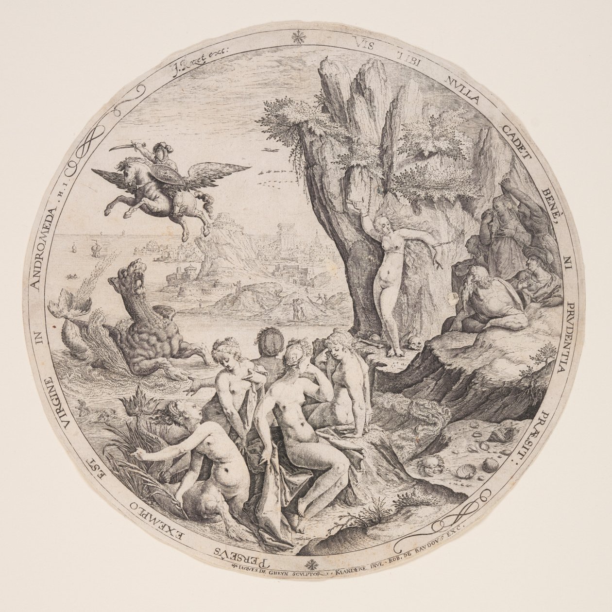Perseus befriar Andromeda av Jacques de Gheyn II