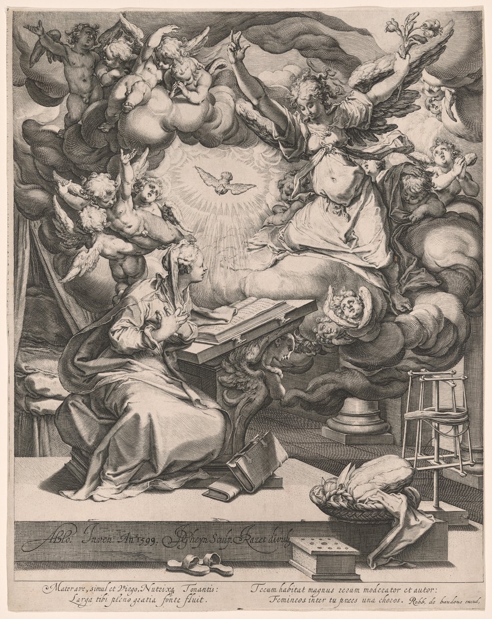 Bebådelsen av Jacques de Gheyn II
