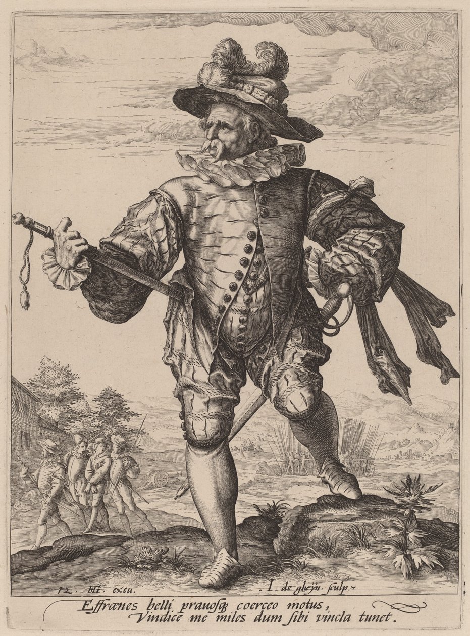 Rektor av Jacques de Gheyn II after Hendrik Goltzius