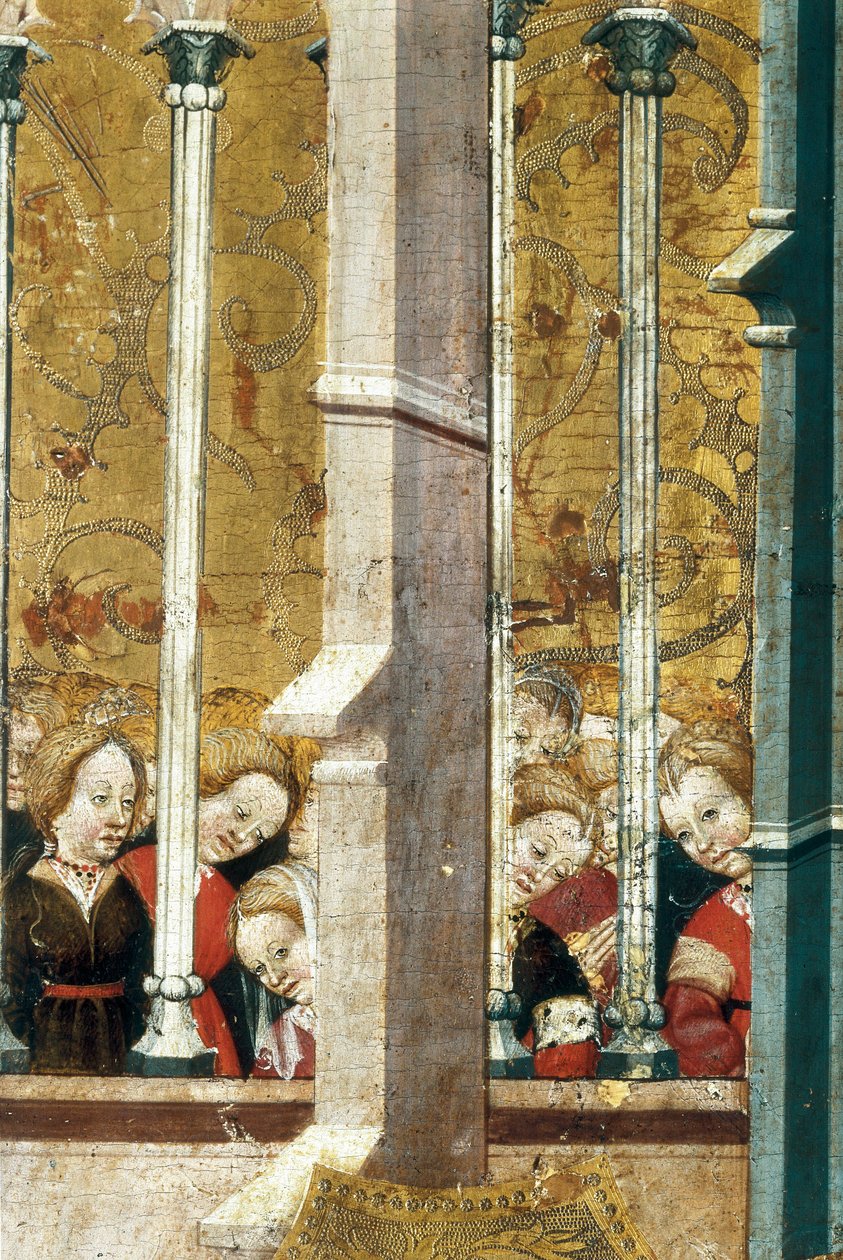 Bebådelsealtartavla, detalj av Jaime Ferrer II