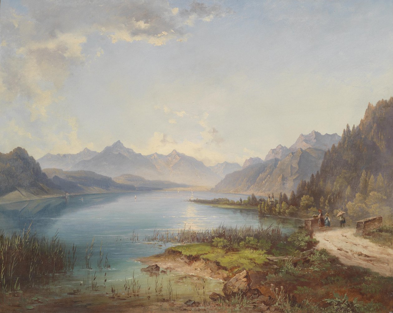 Partie am Millstätter See av Jakob Canciani