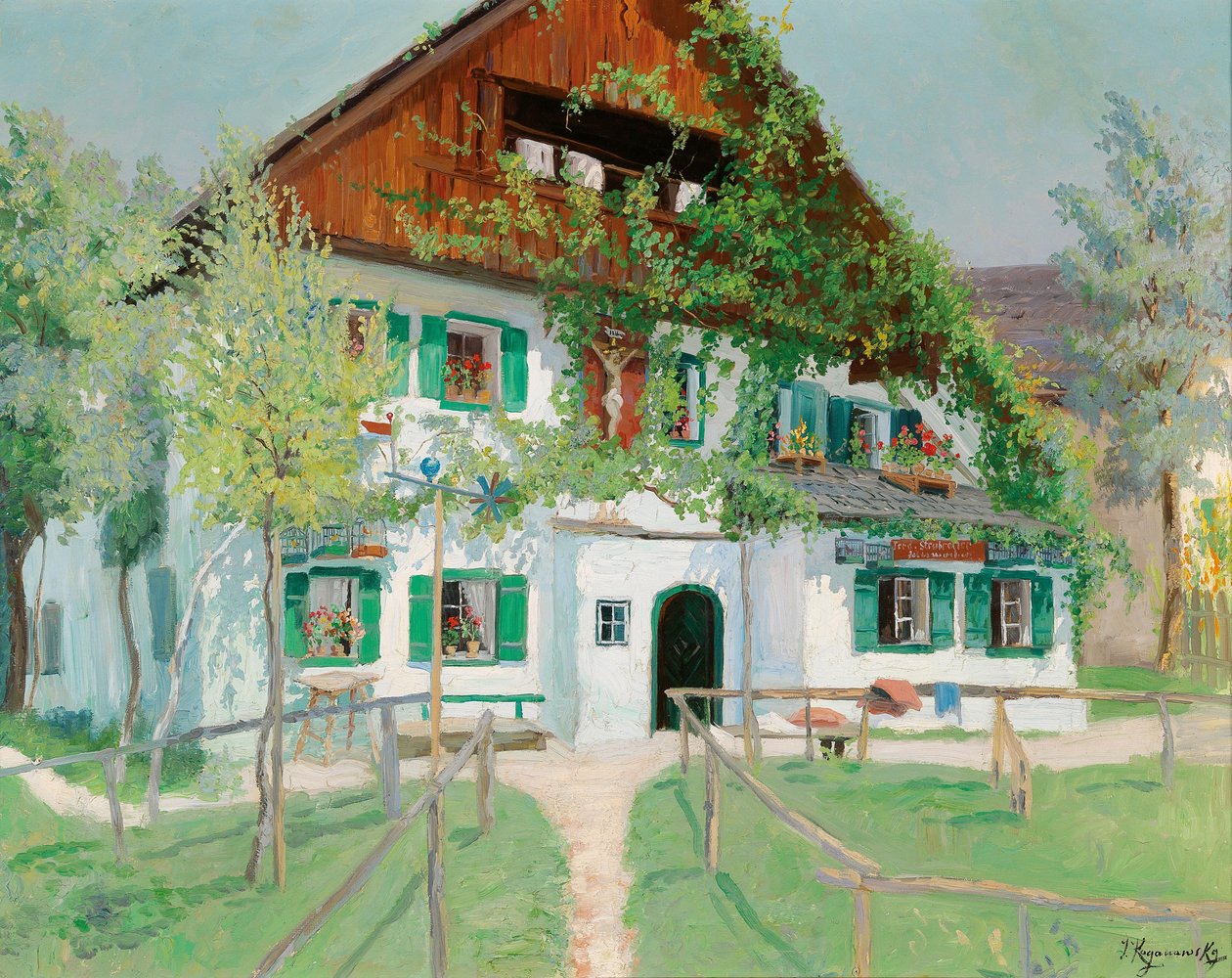 Farmhouse in the Summer Light av Jakob Koganowsky
