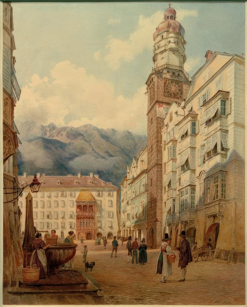 Innsbruck (Tyrolen, Österrike), av Jakob Alt