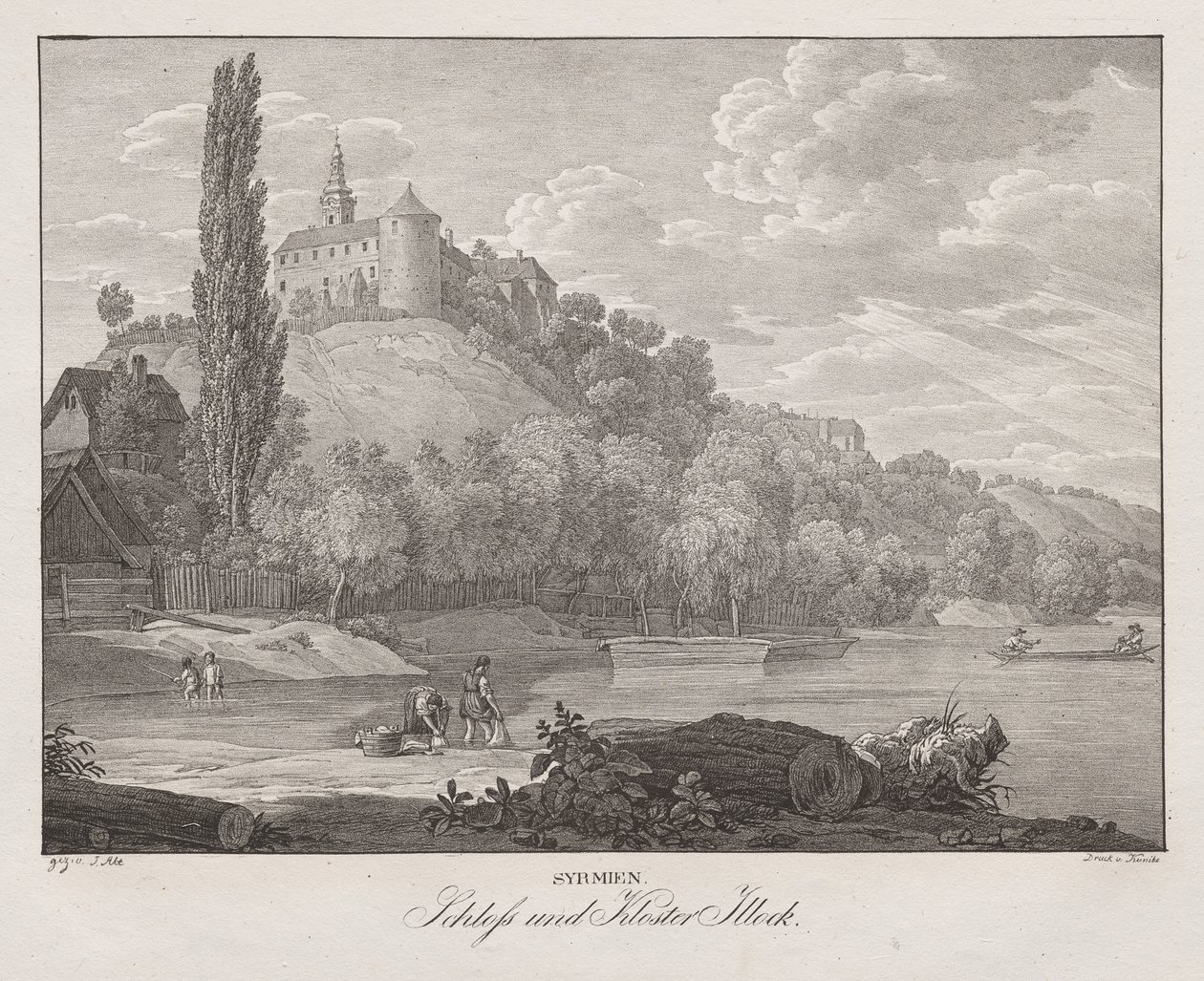 Syrmia, Illock slott och kloster av Jakob Alt