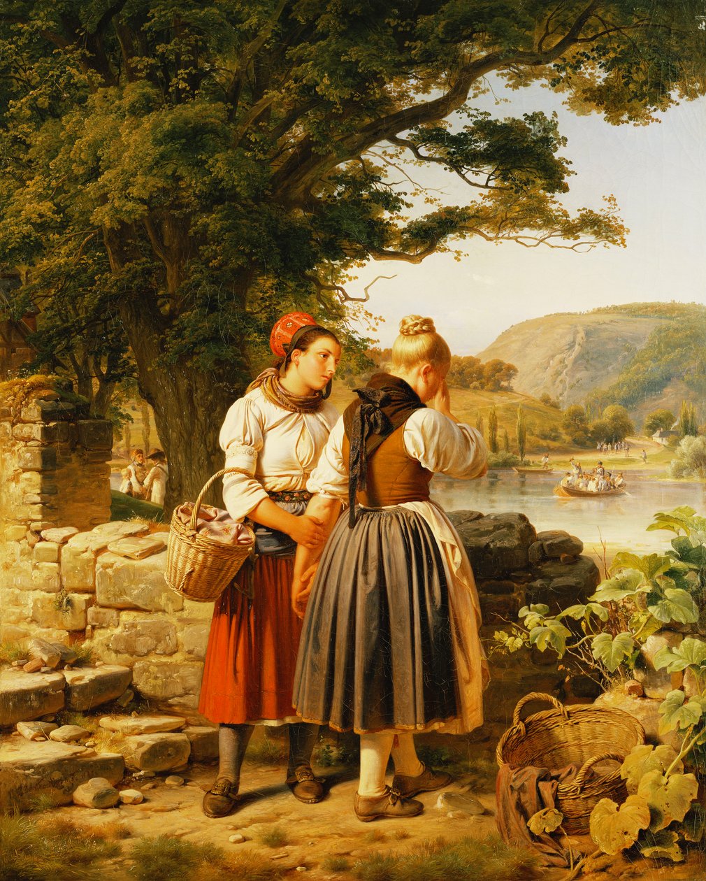 Avskedet, 1842 av Jakob Becker