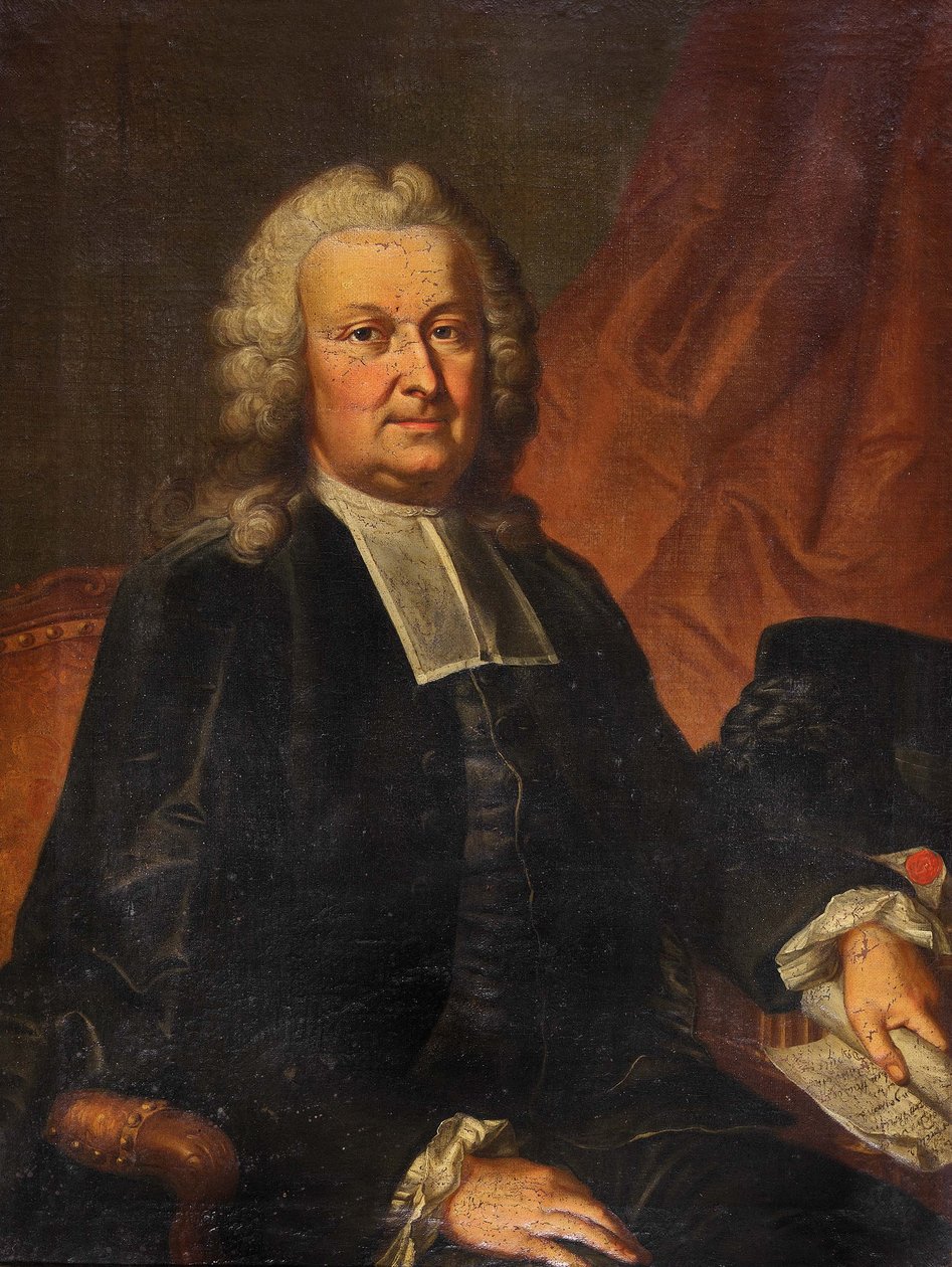 Porträtt av Franz Emanuel Steiger av Jakob Emanuel Handmann