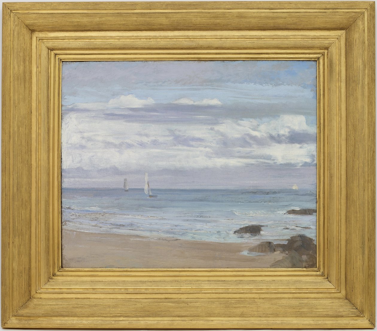Blått och silver: Trouville, c.1865 av James Abbott McNeill Whistler