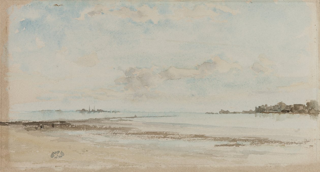 Anteckning i blått och opal: Jersey, 1881 av James Abbott McNeill Whistler
