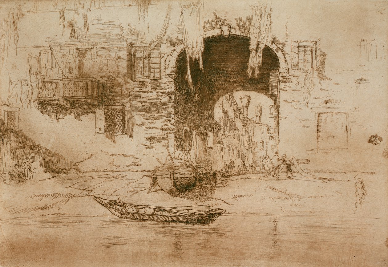 San Biagio, Venedig, 1879-80 av James Abbott McNeill Whistler