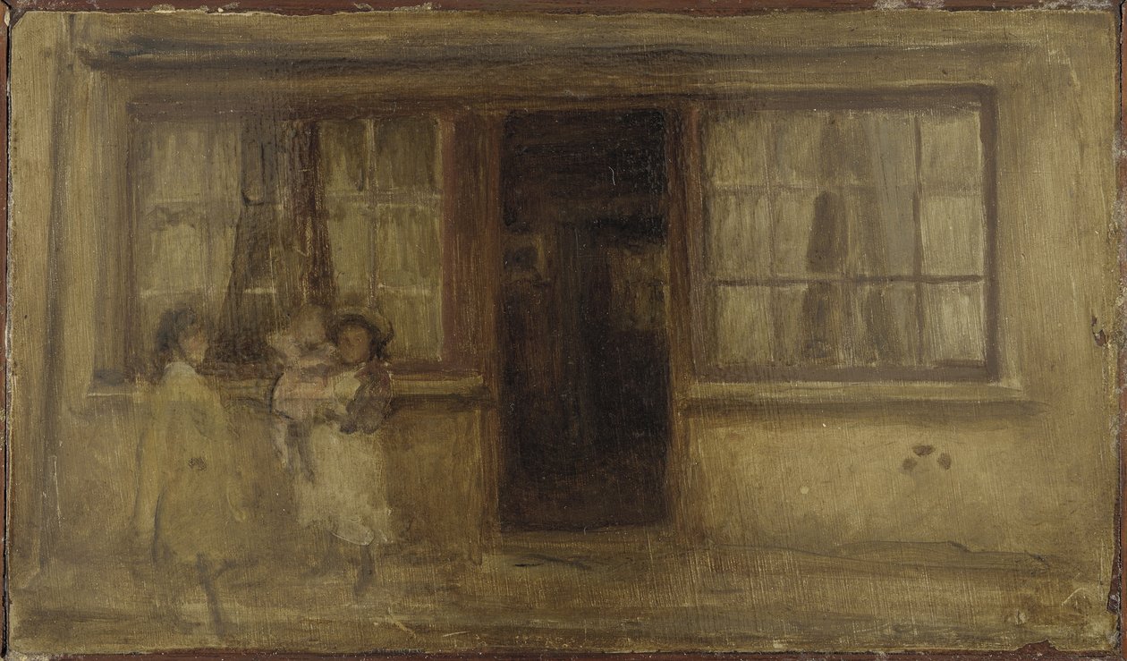 Den lilla sjuksköterskan, 1895 (olja på träpanel) av James Abbott McNeill Whistler
