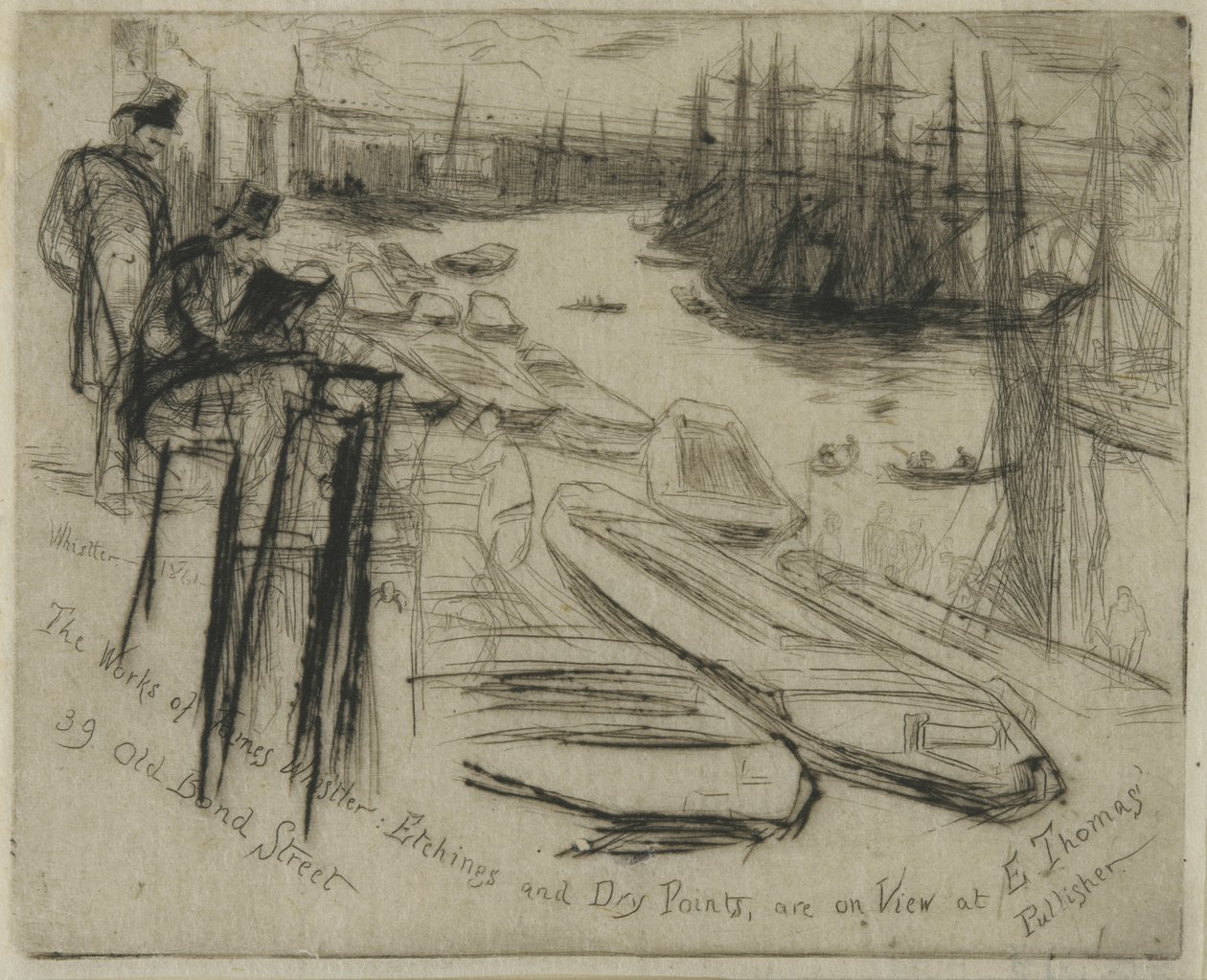 The Little Pool, 1861 (etsning på papper) av James Abbott McNeill Whistler