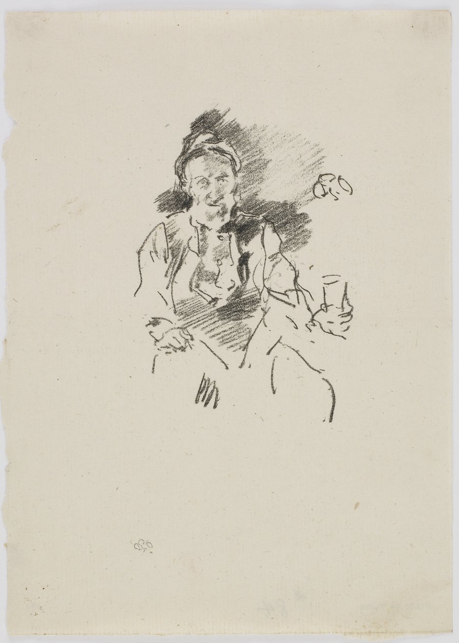 The Master Smith, 1895 (litografi på papper) av James Abbott McNeill Whistler