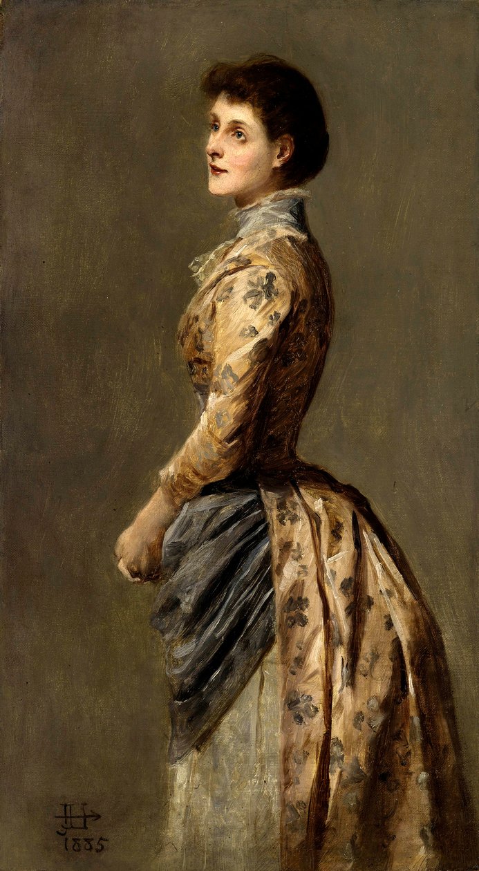 Porträtt av en flicka, 1885 av James Archer